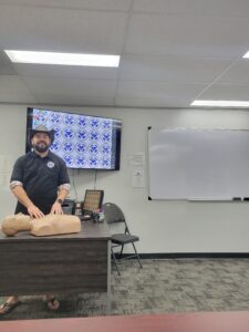 First Aid and CPR Training Classroom in North Calgary