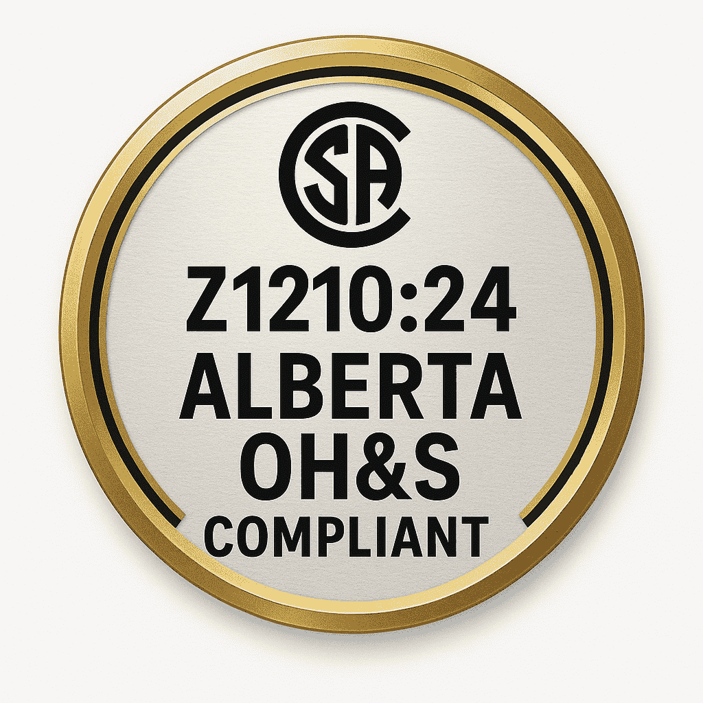 OHS and CSA compliance badge